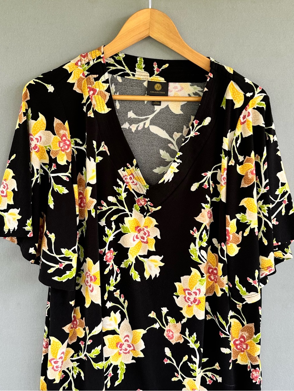 🎉5 for $45🎉 JM Collection top blouse shirt size 1X - Picture 4 of 9